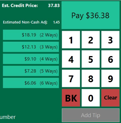 Dual-pricing example